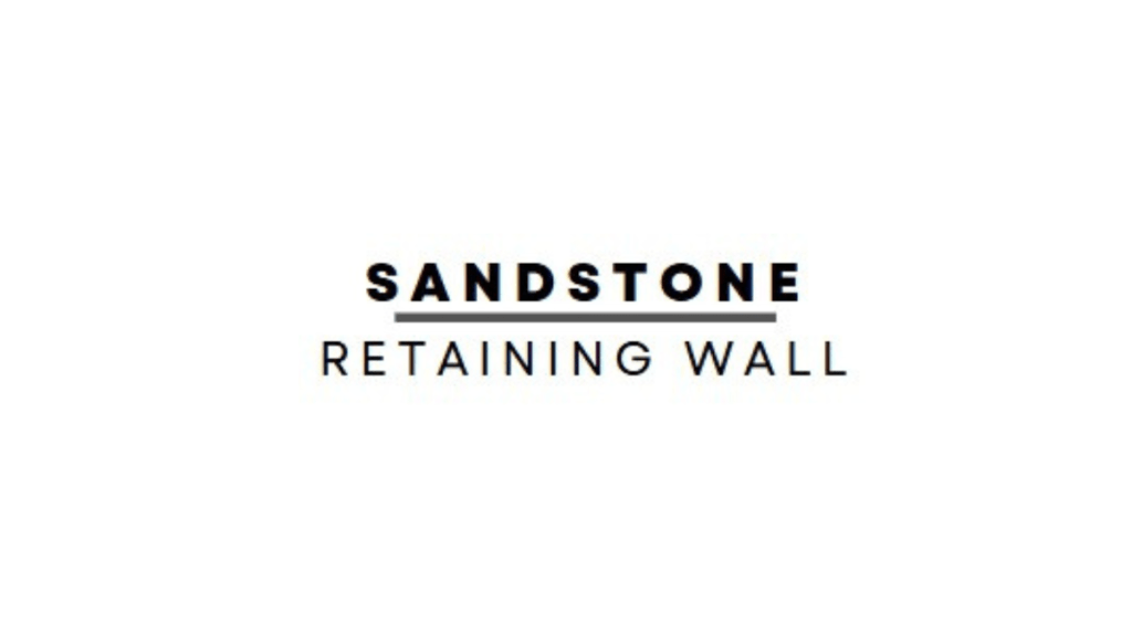 sandstone retaining wall